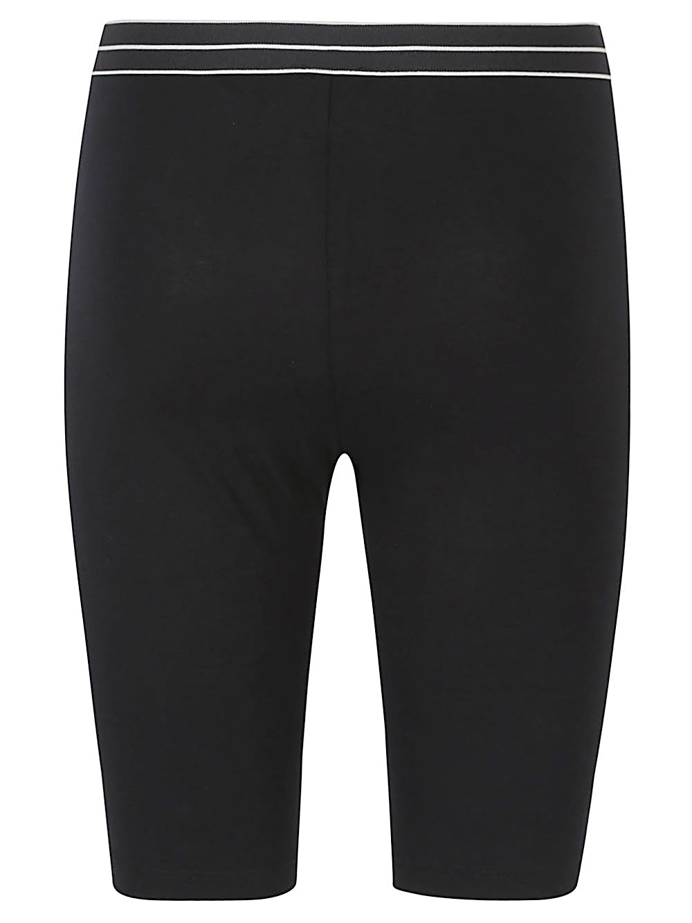 Emporio Armani High-Waisted Logo Elastic Cycling Shorts Black