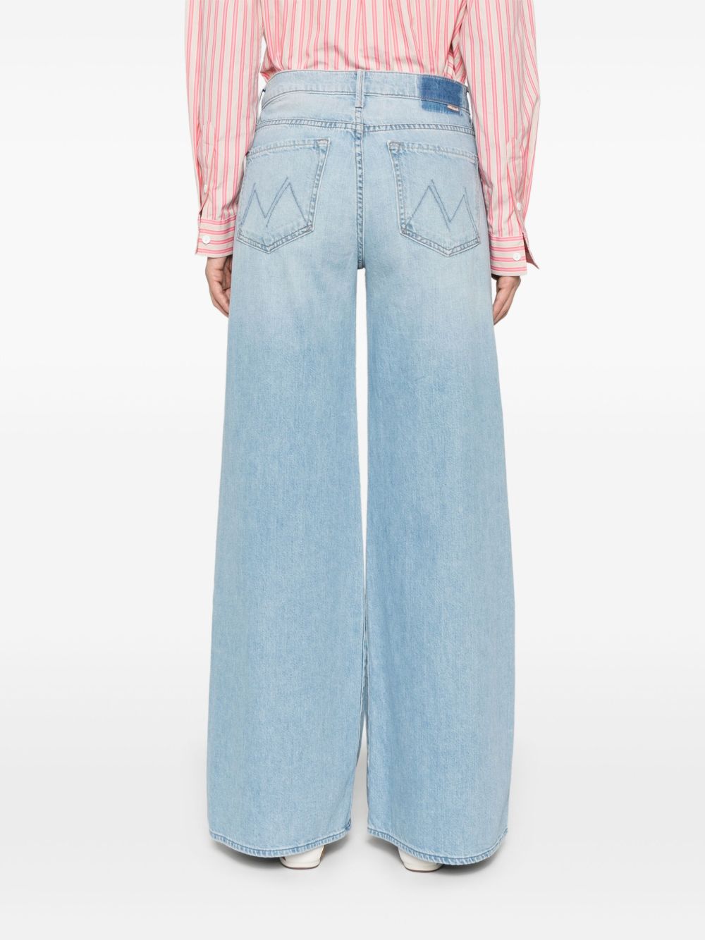 Mother The Undercover Denim Jeans Clear Blue
