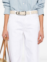 Mother The Spinner Zip Denim Jeans White