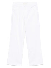 Mother The Spinner Zip Denim Jeans White