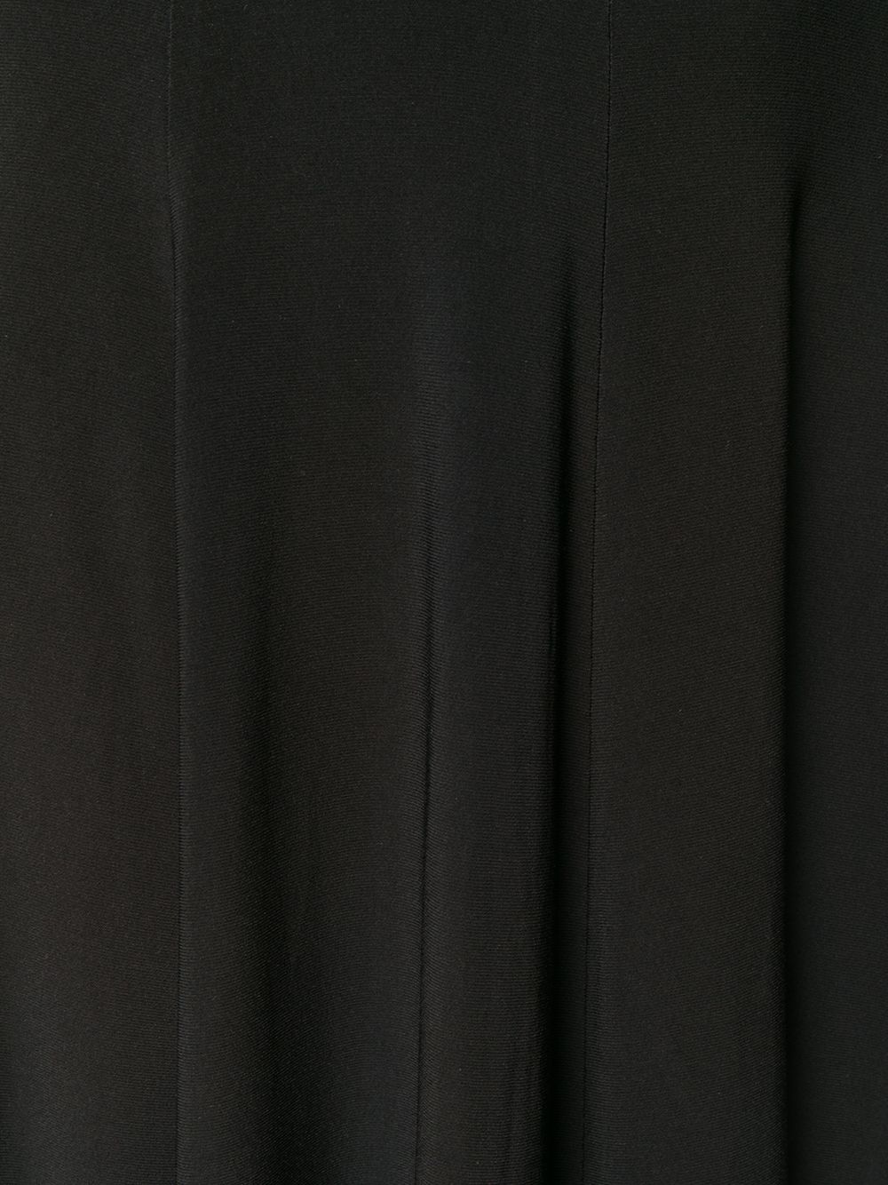 Norma Kamali Pleated Evening Long Dress Black