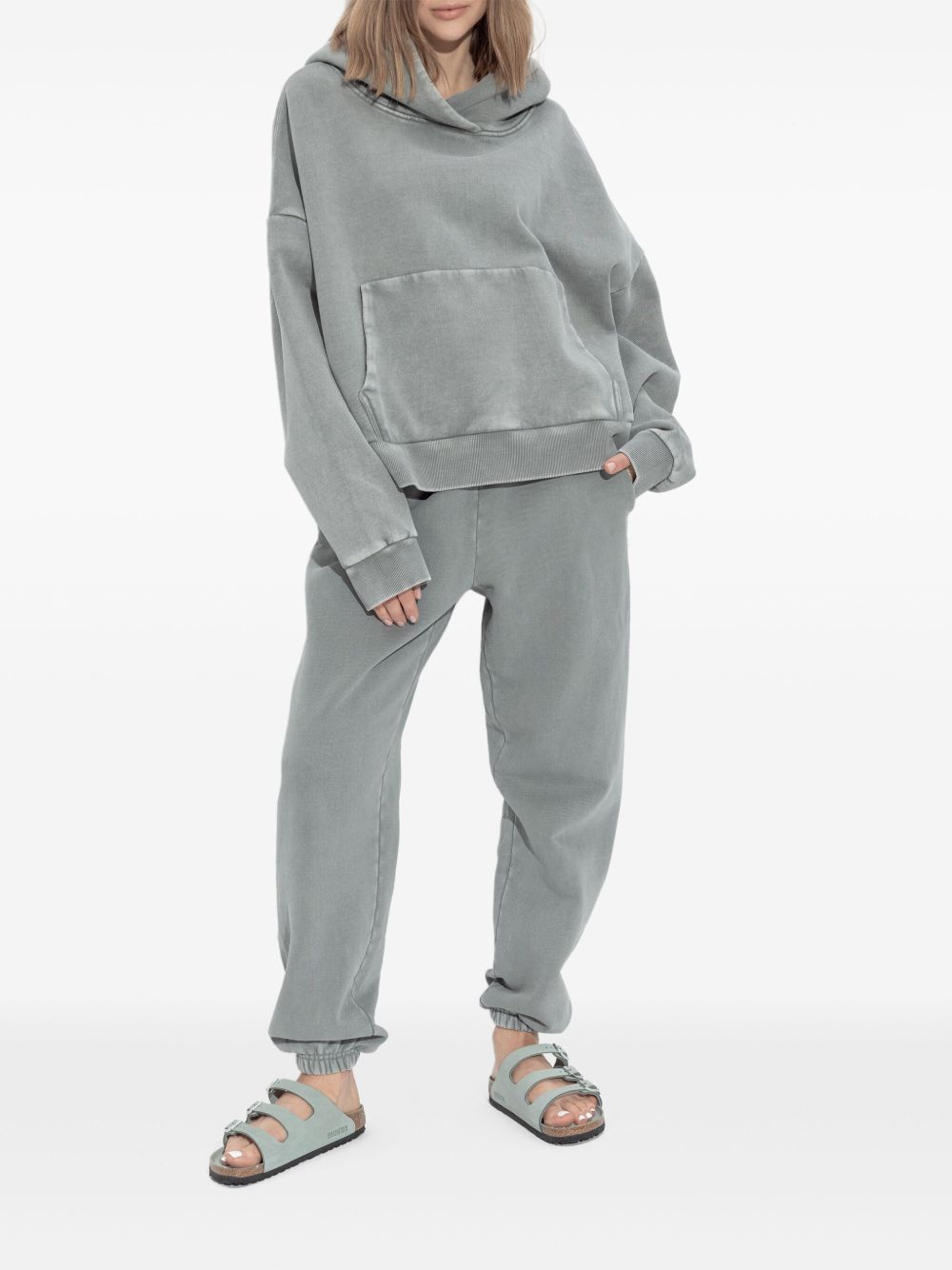 Birkenstock Florida Flex Platform Suede Sandals Grey