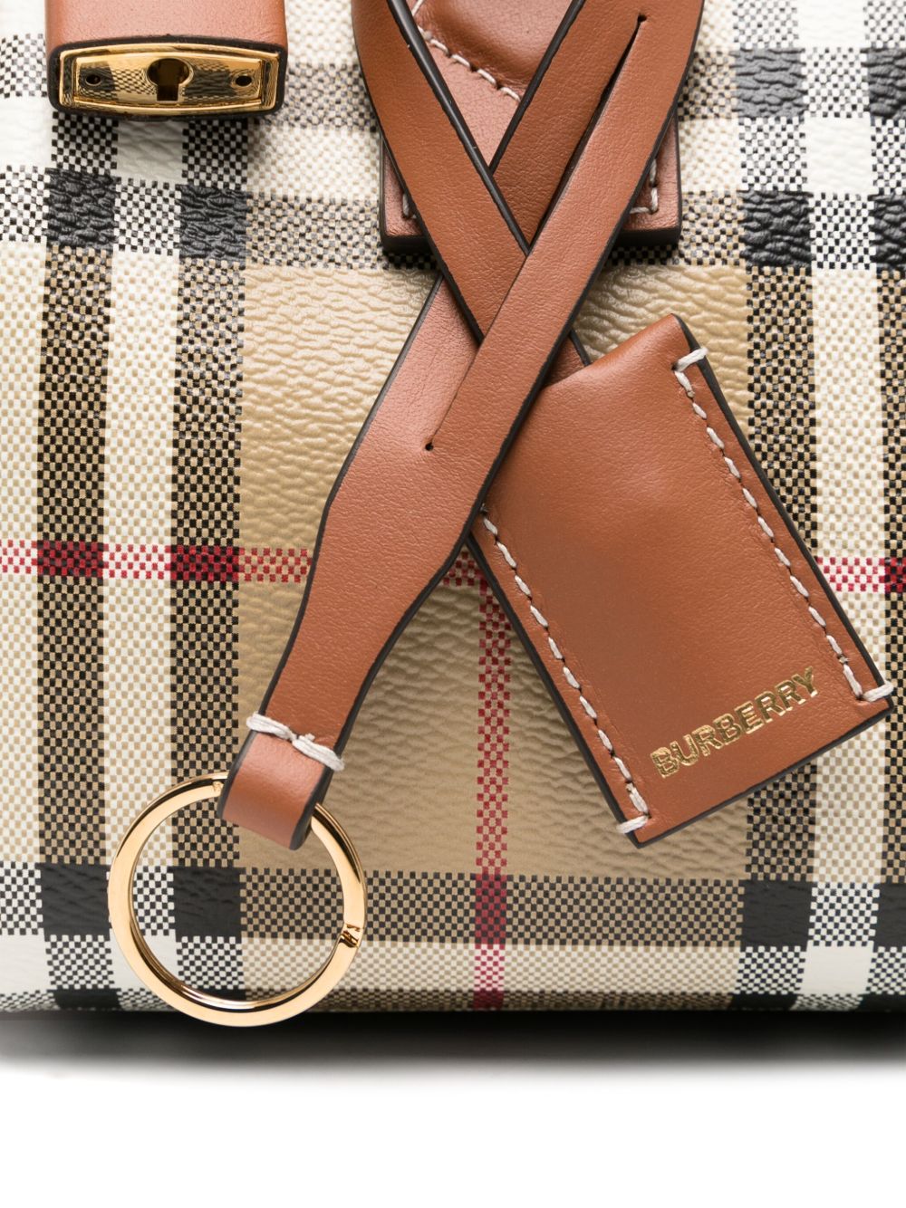 Burberry Mini bowling Handbag Leather Brown
