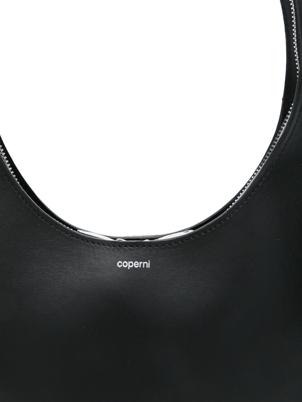 Coperni Swipe Leather Shoulder Bag Black