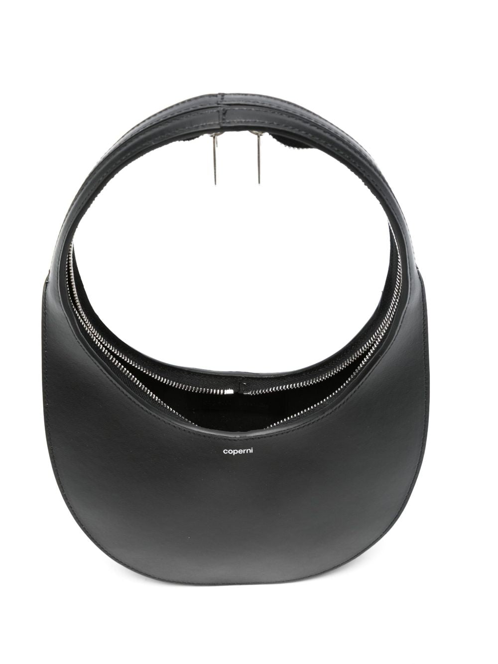 Coperni Swipe Leather Shoulder Bag Black