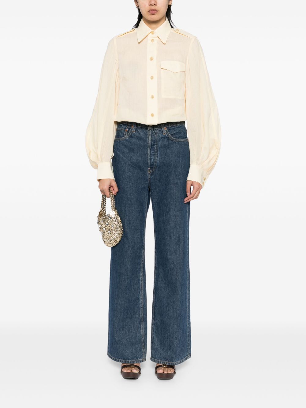 Zimmermann Utility Shirts Yellow