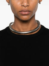 Soft Goat Cashmere Crewneck Short-Sleeved Top Black