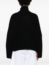Soft Goat Cashmere Turtleneck Jumper Black Black