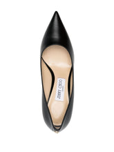 Jimmy Choo Love 85 Leather Pointed-Toe Pumps Black