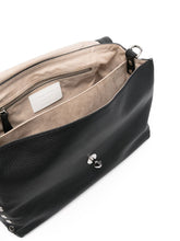 Zanellato Postina Daily Medium Calf Leather Handbag Black