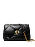 Tory Burch Kira Diamond Small Quilted Nappa Leather Shoulder Bag Black