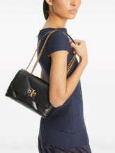 Tory Burch Kira Diamond Small Quilted Nappa Leather Shoulder Bag Black