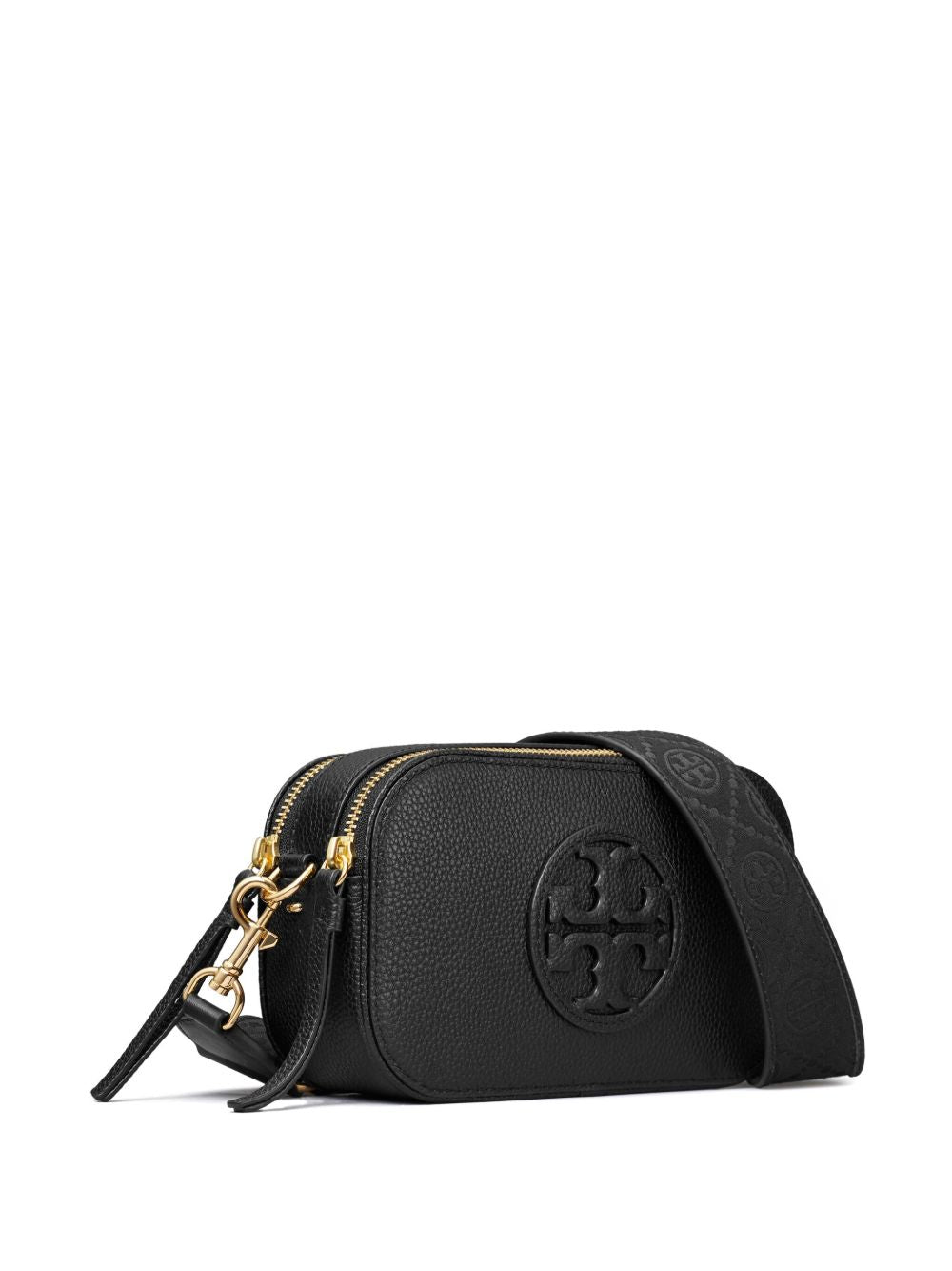 Tory Burch Miller Mini Leather Camera Bag Black