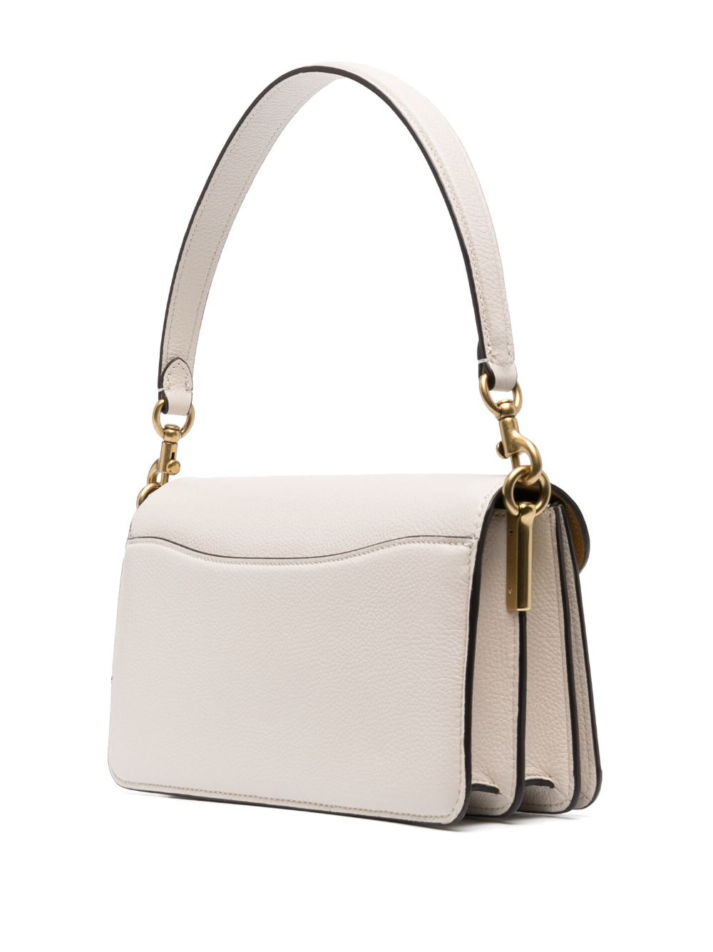 Coach Tabby 26 Leather Shoulder Bag White