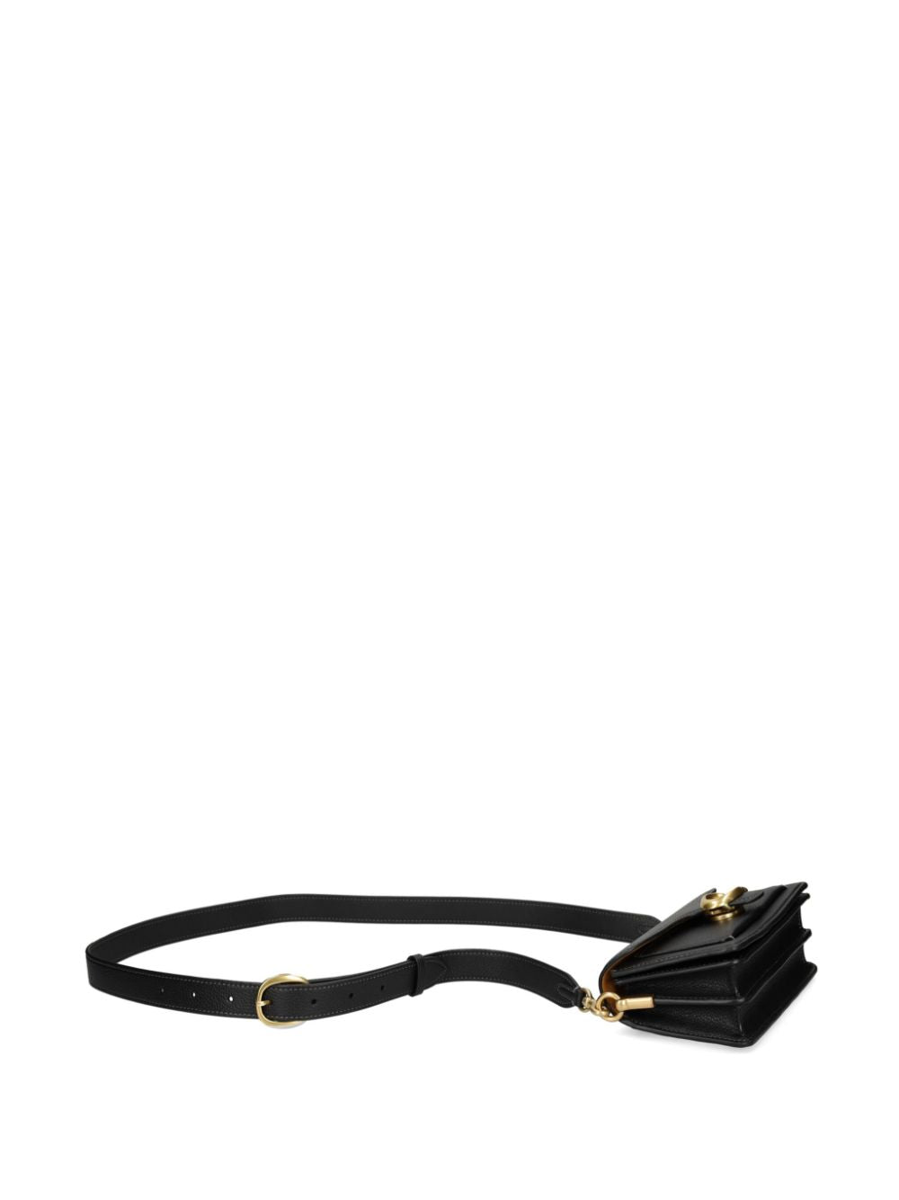 Coach Tabby 20 Leather Crossbody Bag Black