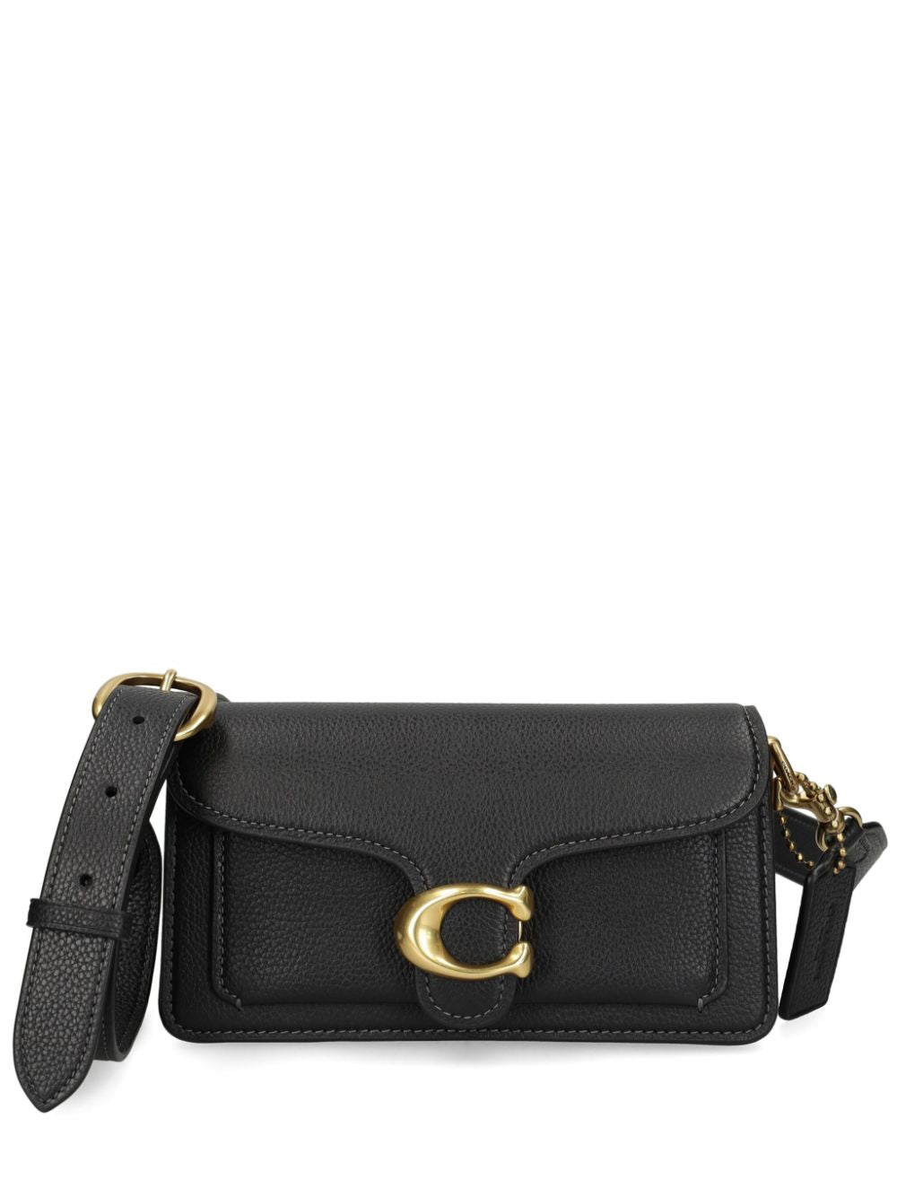 Coach Tabby 20 Leather Crossbody Bag Black