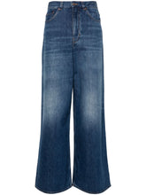 Chloè Wide-Leg High-Rise Denim Jeans Blue
