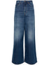 Chloè Wide-Leg High-Rise Denim Jeans Blue
