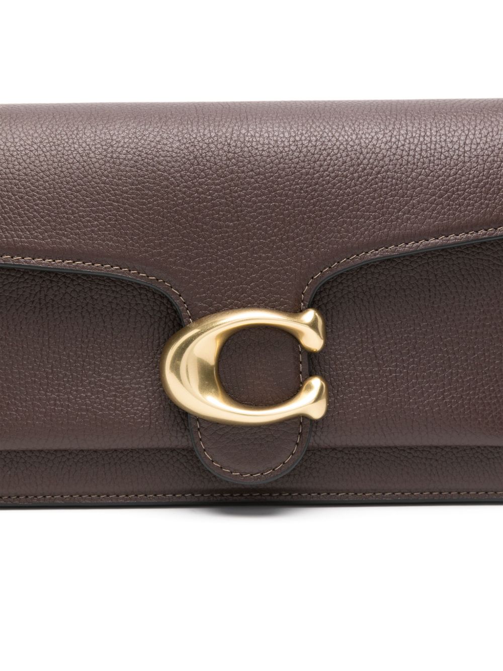 Coach Tabby 26 Pebbled Leather Shoulder Bag Brown
