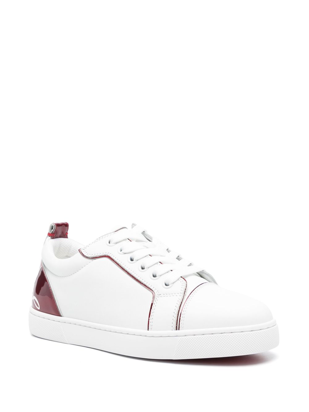 Christian Louboutin Louis Junior Leather Sneakers White