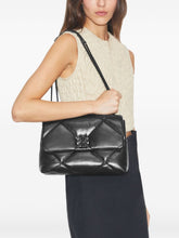 Tory Burch Kira Small Diamond-Quilted Leather Shoulder Bag Black