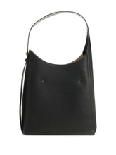 Tory Burch Romy Leather Structured Shoulder Bag Black