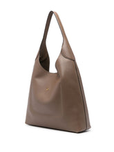 Coach Brooklyn Leather Hobo Bag Dove Grey