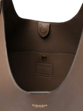 Coach Brooklyn Leather Hobo Bag Dove Grey