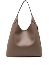 Coach Brooklyn Leather Hobo Bag Dove Grey