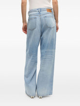 Ganni Baggy Organic Cotton Denim Jeans in Clear Blue Clear Blue