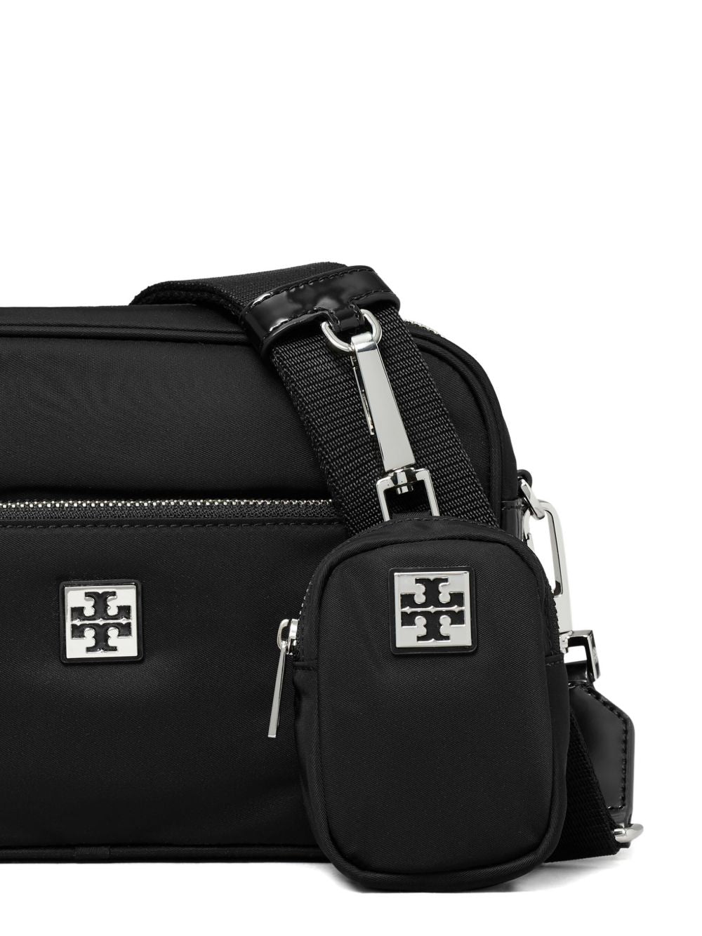 Tory Burch Virginia Nylon Shoulder Bag Black