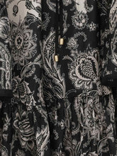 Zimmermann Rhiannon Cream Paisley Silk Mini Dress Beige