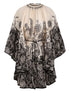 Zimmermann Rhiannon Cream Paisley Silk Mini Dress Beige
