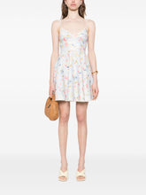 Zimmermann Lucky Linen Mini Dress Clear Blue