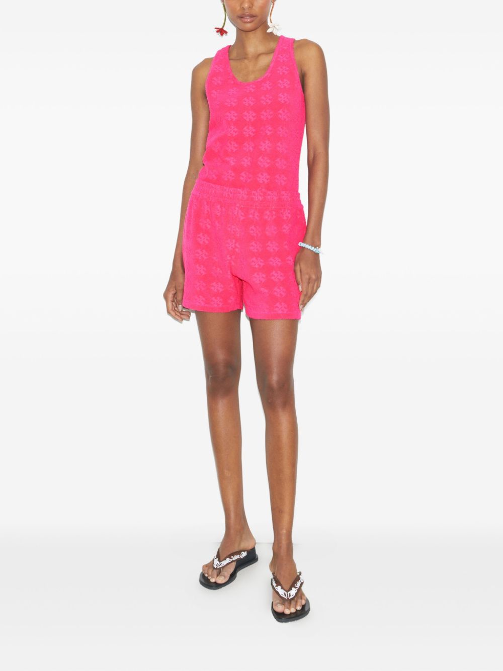 Tory Burch Terry tank top Fuchsia