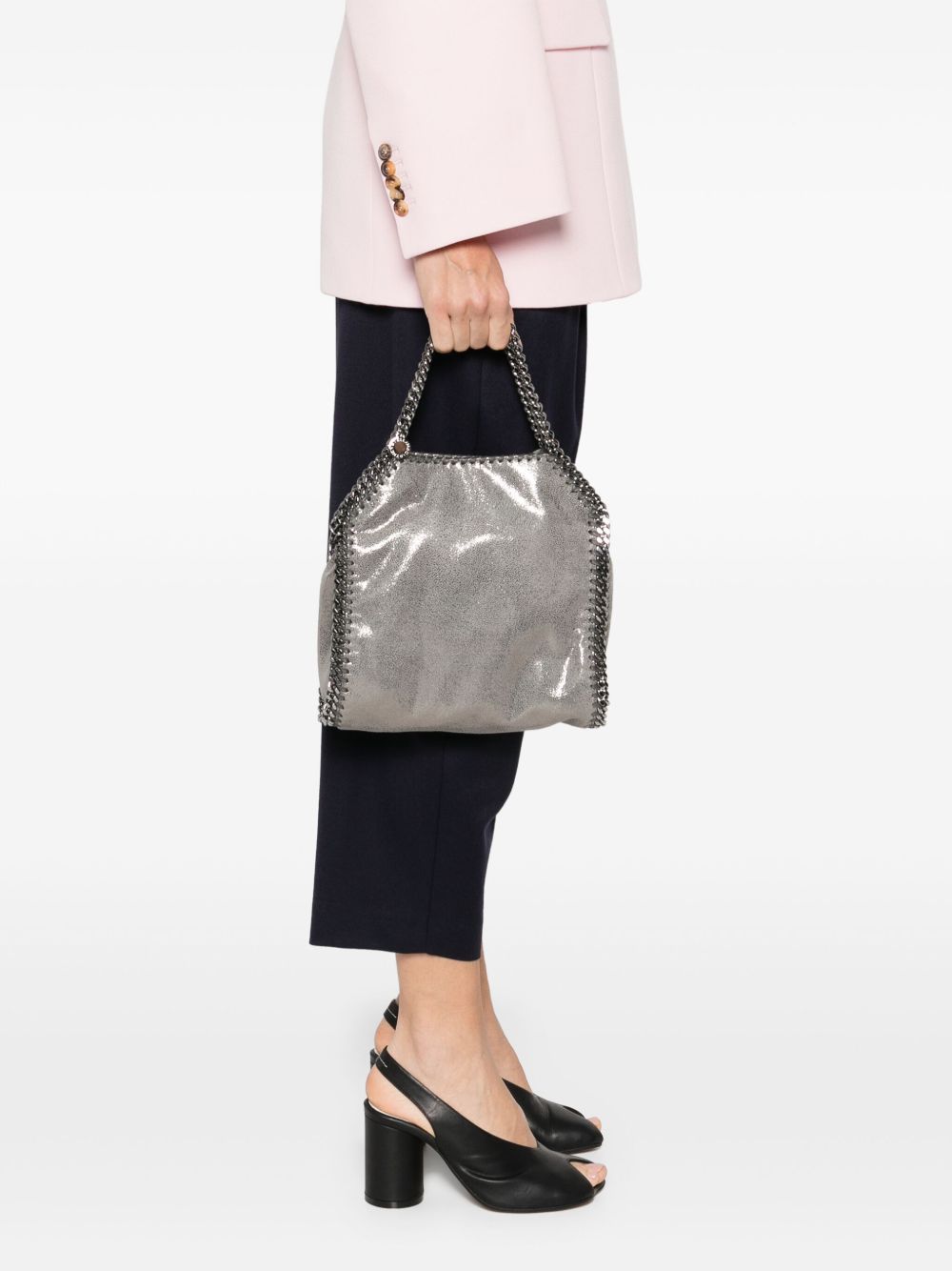 Stella McCartney Mini Falabella Grey Shoulder Bag grey