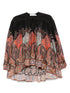 Zimmermann Rhiannon Paisley Silk Blouse Black
