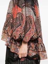 Zimmermann Rhiannon Paisley Silk Blouse Black