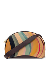 Paul Smith Swirl Leather Crossbody Shoulder Bag Multicolour