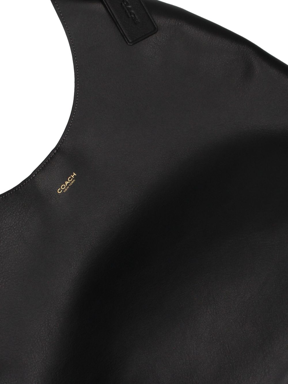 Coach Brooklyn 39 Grained-Leather Hobo Bag Black