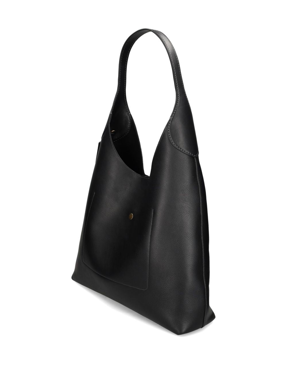 Coach Brooklyn 39 Grained-Leather Hobo Bag Black