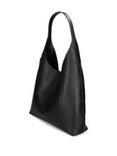 Coach Brooklyn 39 Grained-Leather Hobo Bag Black