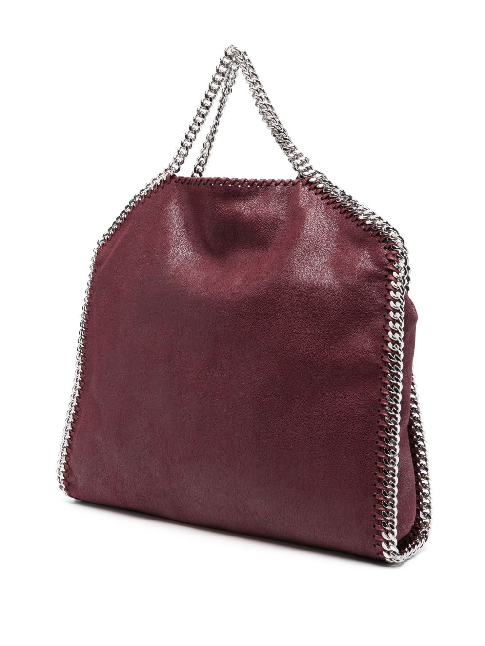 Stella McCartney Falabella Chain Tote Bag in Bordeaux