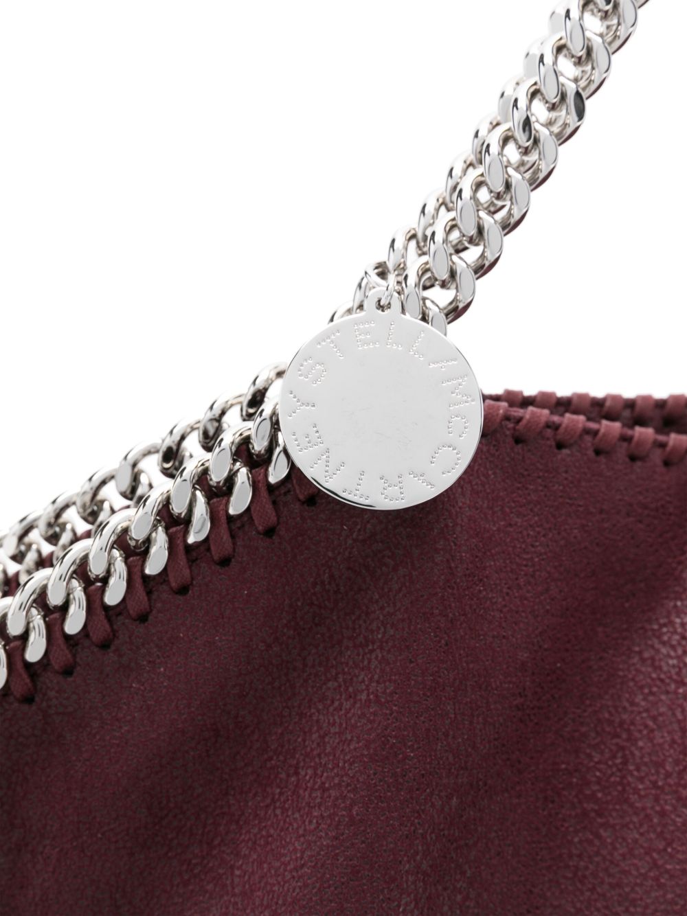 Stella McCartney Falabella Chain Tote Bag in Bordeaux