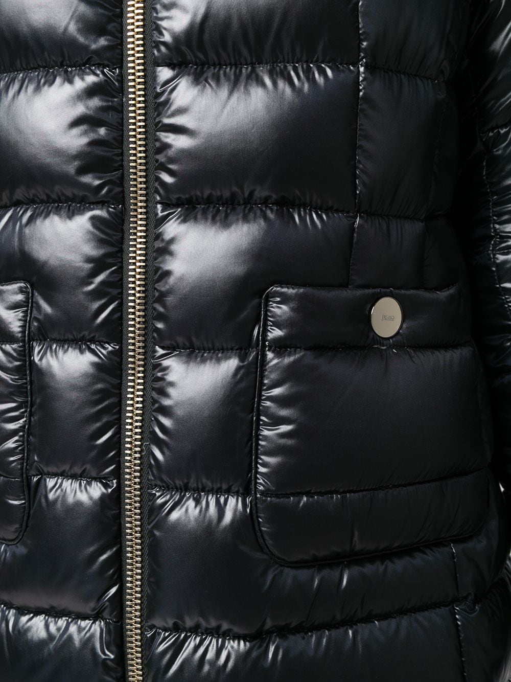 Herno Maria Midi Down Jacket Black