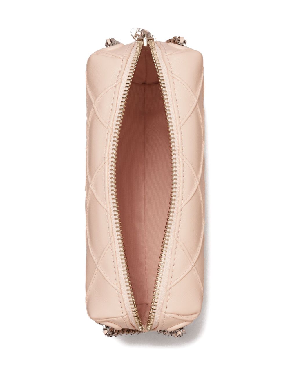 Tory Burch Fleming Small Quilted Leather Crossbody Bag Pink