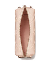 Tory Burch Fleming Small Quilted Leather Crossbody Bag Pink