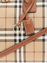 Burberry Medium Check Bowling Bag Beige