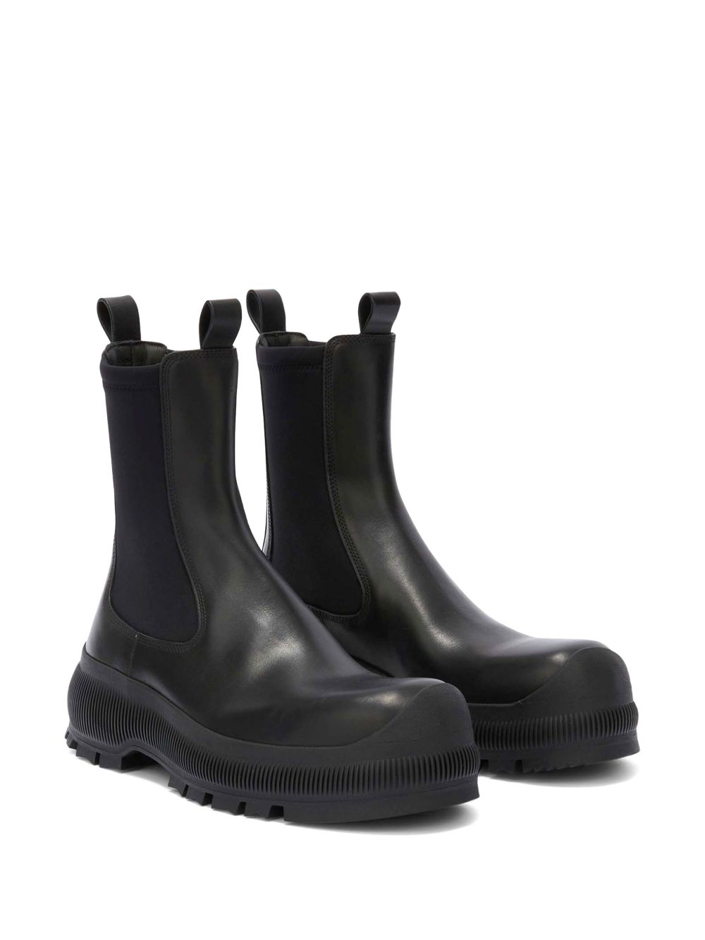 Jil Sander Plus Calf Leather Chelsea Boots Black