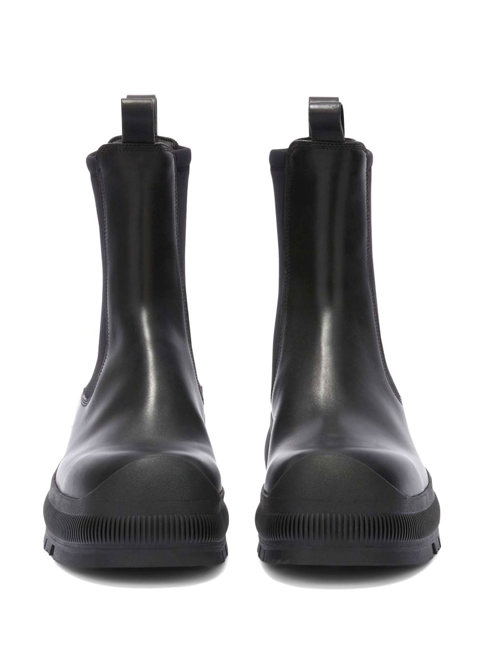 Jil Sander Plus Calf Leather Chelsea Boots Black